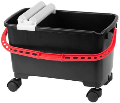 Găleată pentru oblicari 24 L cu role și roți, set cu role