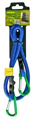 Gumă elastică de fixare Strend Pro 10 mm, 1 m, cu carabiniere, 12 kg