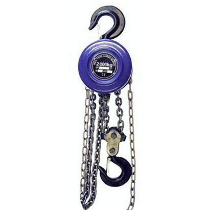 Palan manual cu lanț Strend Pro TRC9020, 2 t, lanț 2,5 m, cu cârlige