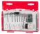 Set accesorii mini pentru șlefuire Strend Pro RGT1024, 24 piese, cu tijă