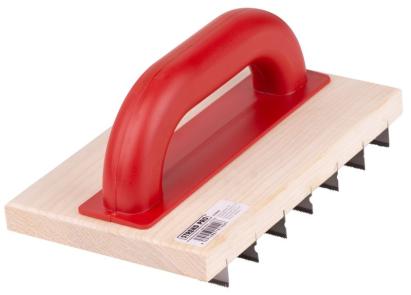 Rindea răzuitor lată Strend Pro pentru Ytong, 220x140 mm, mâner ergonomic