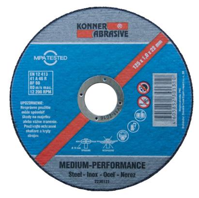 Disc de tăiere metal Konner D603 230 x 2,0 x 22 mm (oțel și inox)