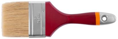 Pensulă plată Strend Pro 3 inch pentru vopsit, cu mâner din lemn