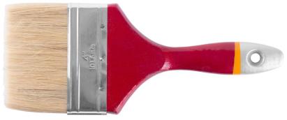 Pensulă lată Strend Pro 4" pentru vopsit, peri PVC și mâner din lemn