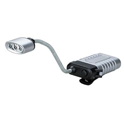Lampă față pentru bicicletă HS-5930 BiCycle, 3 LED, 3xAAA, cu clip