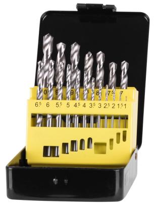 Set burghie pentru metal Strend Pro FD051, 19 piese, 1–10 mm, în cutie