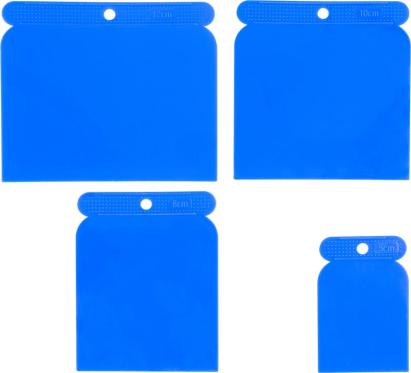 Set 4 șpacluri din plastic Strend Pro SS080, 50/80/100/120 mm