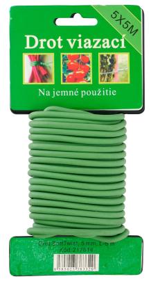 Sârmă de legat plante SoftTwist 5 mm, 5 m, pentru grădină