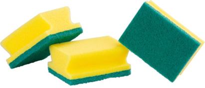 Set 3 bureți de vase Neco 90x60x40 mm, absorbanti și comozi