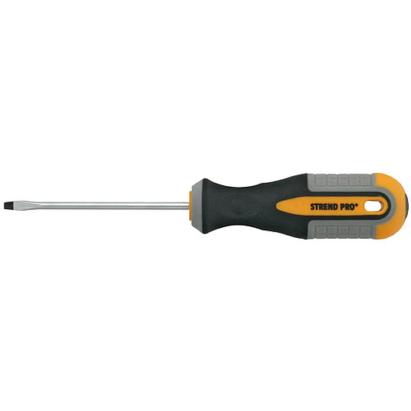 Șurubelniță plată Strend Pro CX372.1, 3x100 mm, cu mâner ergonomic