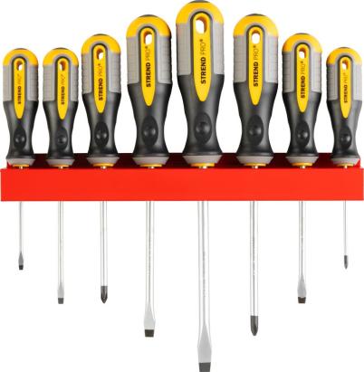 Set șurubelnițe Strend Pro SDX72-308, 9 piese, plate + Phillips