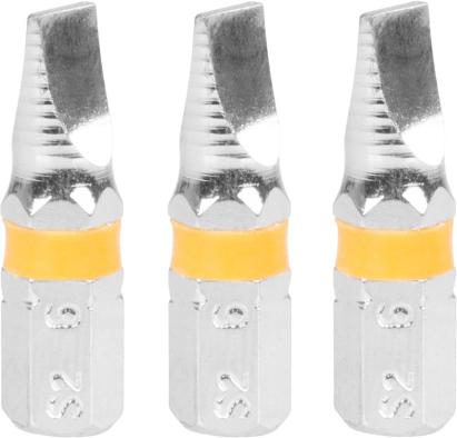 Set biți drepți Strend Pro 1,0x6,0 mm, 3 bucăți pentru șurubelniță