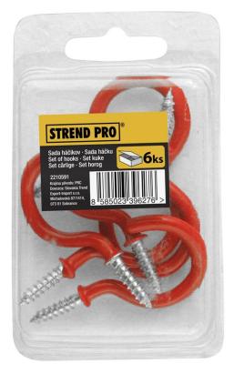 Set 6 cârlige cu șurub MH5031 Strend Pro, 1-3/4", în blister