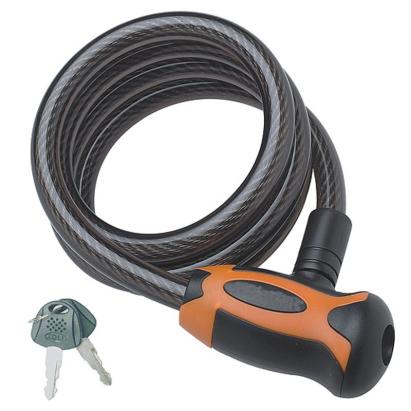 Antifurt bicicletă ZOLI 87326, spirală 8 mm x 120 cm, cu 2 chei