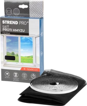 Plasă anti-insecte FlyScreen2 pentru fereastră 150x90 cm, neagră, PE