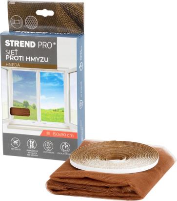 Plasă anti-insecte FlyScreen3 pentru fereastră 150x90 cm, maro, PE