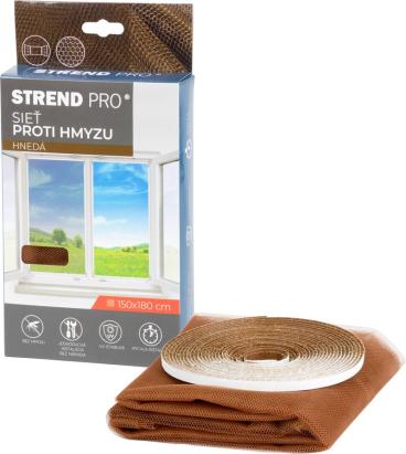 Plasă anti-țânțari pentru fereastră FlyScreen3 150x180 cm, maro, PE