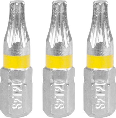 Set biți Torx TX20 Strend Pro pentru înșurubare precisă, 3 bucăți