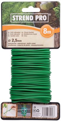 Sârmă de grădină plastifiată Strend Pro, verde, 8 m, 2,5 mm