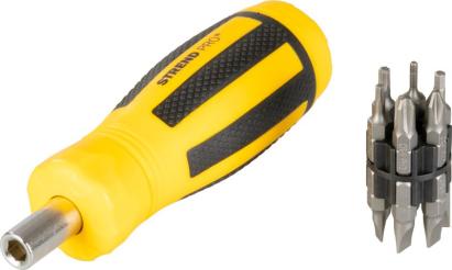 Set biți Strend Pro SDX33-112, 13 piese, cu șurubelniță cu clichet
