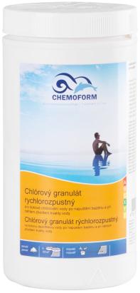 Clor granulat rapid Chemoform 0501 pentru piscina, 1 kg (56% clor activ)