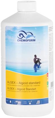 Algicid pentru piscină Chemoform Algex Standard 1L, spumare redusă
