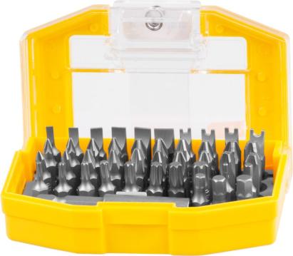 Set biți Strend Pro BSY256, 44 piese, oțel S2, în cutie