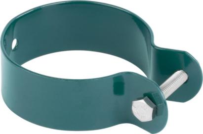 Colier metalic pentru stâlp rotund 60 mm, verde RAL6005, Strend Pro METALTEC FA005