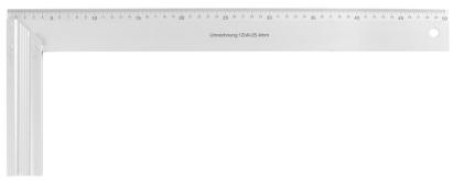 Echer din aluminiu Strend Pro WPS-502, 500 mm, pentru măsurători precise