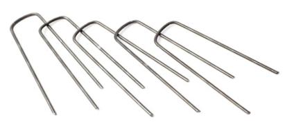 Agrafe metalice pentru fixare la sol Garden E1203 4x15 cm, set 40 buc