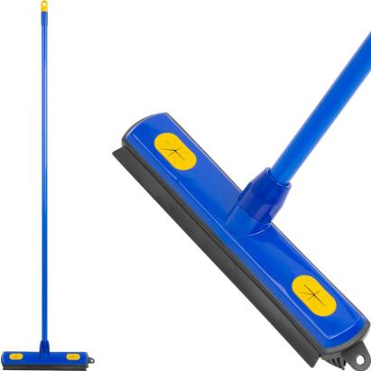Mătură din cauciuc Neco 300 mm cu racletă, coadă 126 cm