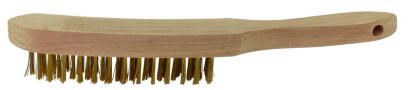 Perie din alamă Strend Pro BBC4 cu 4 rânduri și mâner din lemn, 29,5 cm
