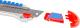 Cuțit cutter Strend Pro UKX-867-22 cu lamă de 22 mm, aluminiu/plastic