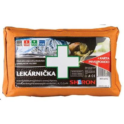 Trusă medicală auto Sheron Kortex SK cu card de prim ajutor