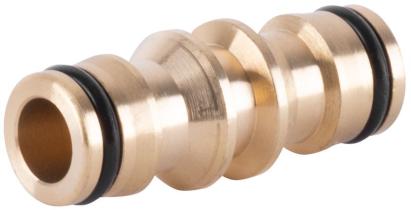 Conector mediu din alamă Strend Pro pentru îmbinarea furtunurilor