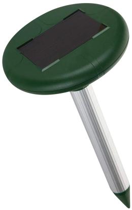 Aparat solar anti cârtițe și rozătoare Pecon, 650 m², țăruș metalic