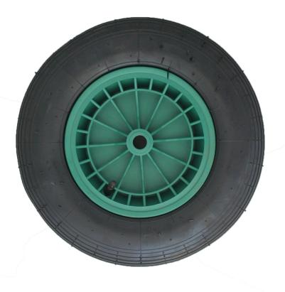 Roată de schimb Greenlawn pentru roabă 38 cm, cu rulment