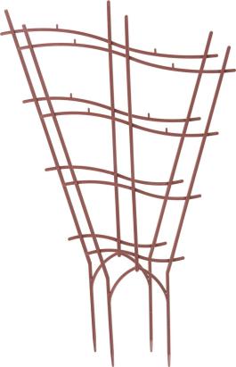 Držiak Strend Pro L-712-1, bal. 2 ks, ABS, oporný stojan na kvety, 460x285 mm