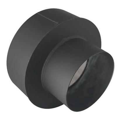 Reducție fum pentru sobă 180/150 mm, oțel 1,5 mm (trecere la coș)