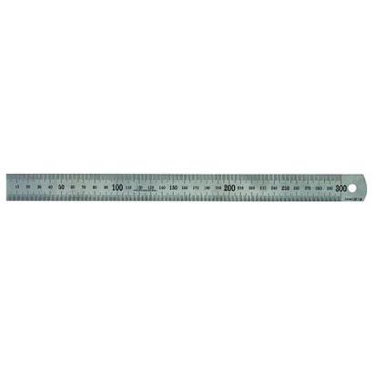 Riglă din inox Strend Pro SSR0060 600 mm, gradații gravate pe ambele fețe