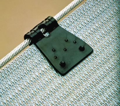 Sponă FastClip C.002 pentru fixare plasă de umbrire pe gard, set 20 bucăți