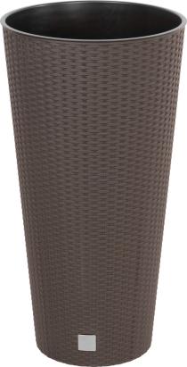 Kvetináč s vložkou RATO Tubus 400, hnedý
