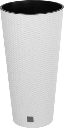 Kvetináč s vložkou RATO Tubus 400, biely