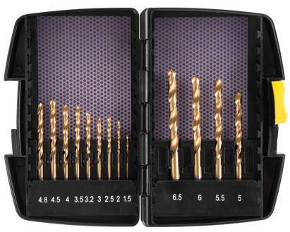 Set burghie pentru metal Strend Pro FD038, 13 piese, 1.5–6.5 mm