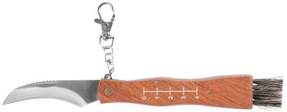 Cuțit pentru ciuperci Strend Pro MK003 cu perie, lamă inox, 140/210 mm