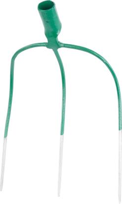 Furcă agricolă cu 3 dinți pentru fân și paie, fără coadă