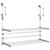 Suport de uscare pentru balcon 89x25x(60-95) cm aluminiu GartenMobel Dekor