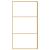 Paravan de duș walk-in auriu 115x195 cm sticlă ESG transparentă GartenMobel Dekor