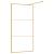 Paravan de duș walk-in auriu 115x195 cm sticlă ESG transparentă GartenMobel Dekor