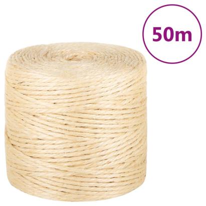 Frânghie, 50 m, sisal 100%, 4 mm GartenMobel Dekor